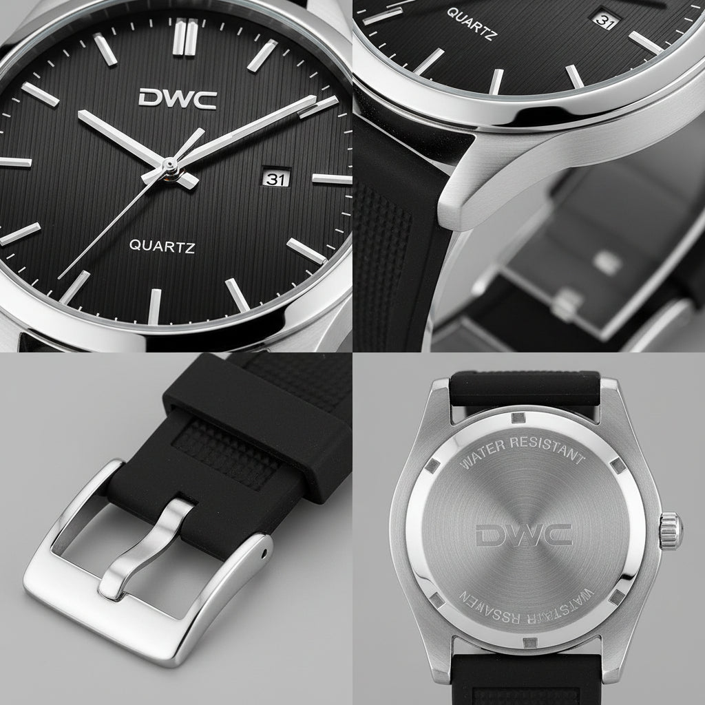DWC Nautilus Homage Quartz Watch (Patek Philippe Style)