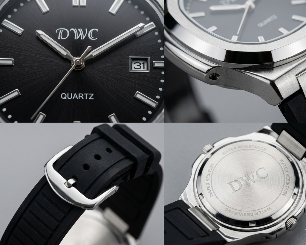 DWC Nautilus Homage Quartz Watch (Patek Philippe Style)